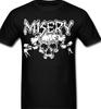 Misery Punk Musikband 100% Baumwolle T-Shirt Herren T-Shirts Oberteil Rock