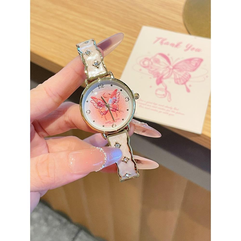 Exquisite Butterfly Bracelet Watch for Women Dreamy Temperament Watch Light Luxury Quartz Watch Fashionable Quartz Watch