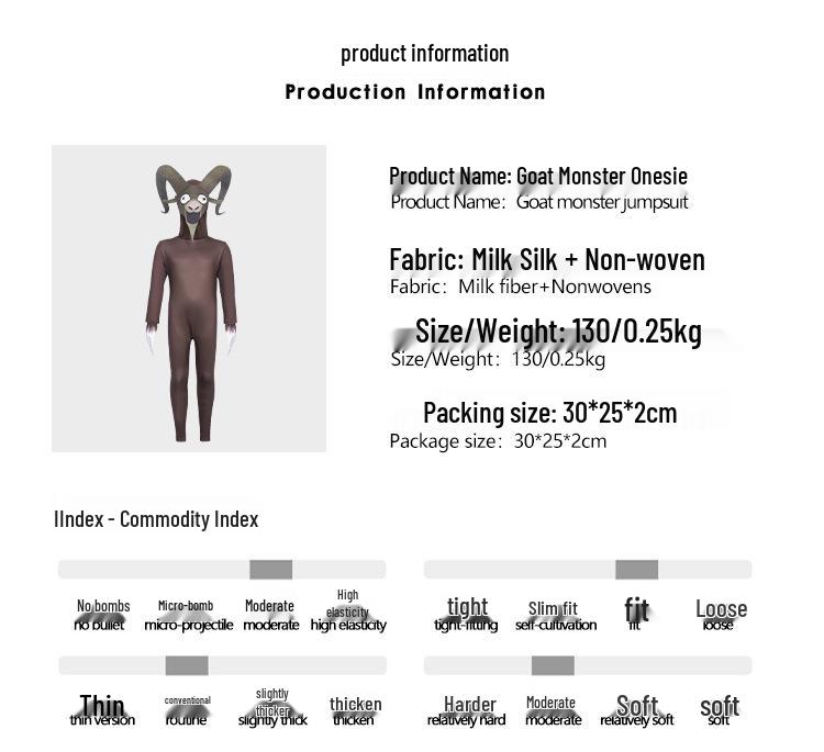 50,000 Halloween Forest Cosplay Costume: Horror Game Owl Deer Design for Kids & Adults.