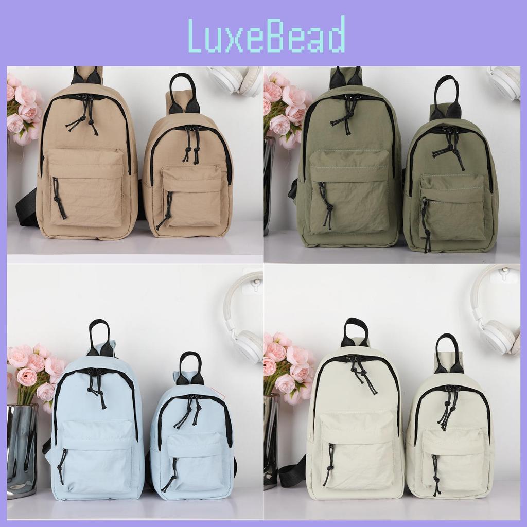 Color Simple Solid Neutral Children Shoulder Bag Chest Bag  For Boys Girls And
