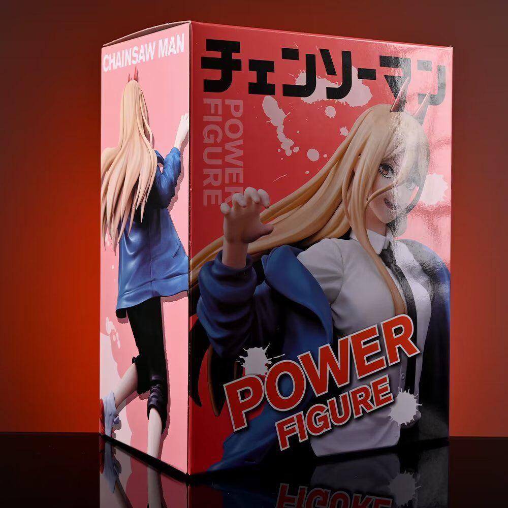 21cm Chainsaw Man Anime Denji Figur Power Action Figur Pochita Figur Szene Ornament Makima Modell Puppe Makima Boxed Spielzeug PVC