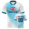 Maglia da Calcio Inglese Personalizzata Asciugatura Rapida Maglie da Calcio Nome Numero Personalizzato Uniforme di Squadra per Uomini Donne Giovani Appassionati di Calcio