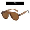 Big frame toad sunglasses new fashion trend personalized street sunglasses sun protection travel sunglasses