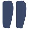 Tête de lit - Maison Exclusive - Oreilles - Bleu - 163 x 23 x 78/88 cm