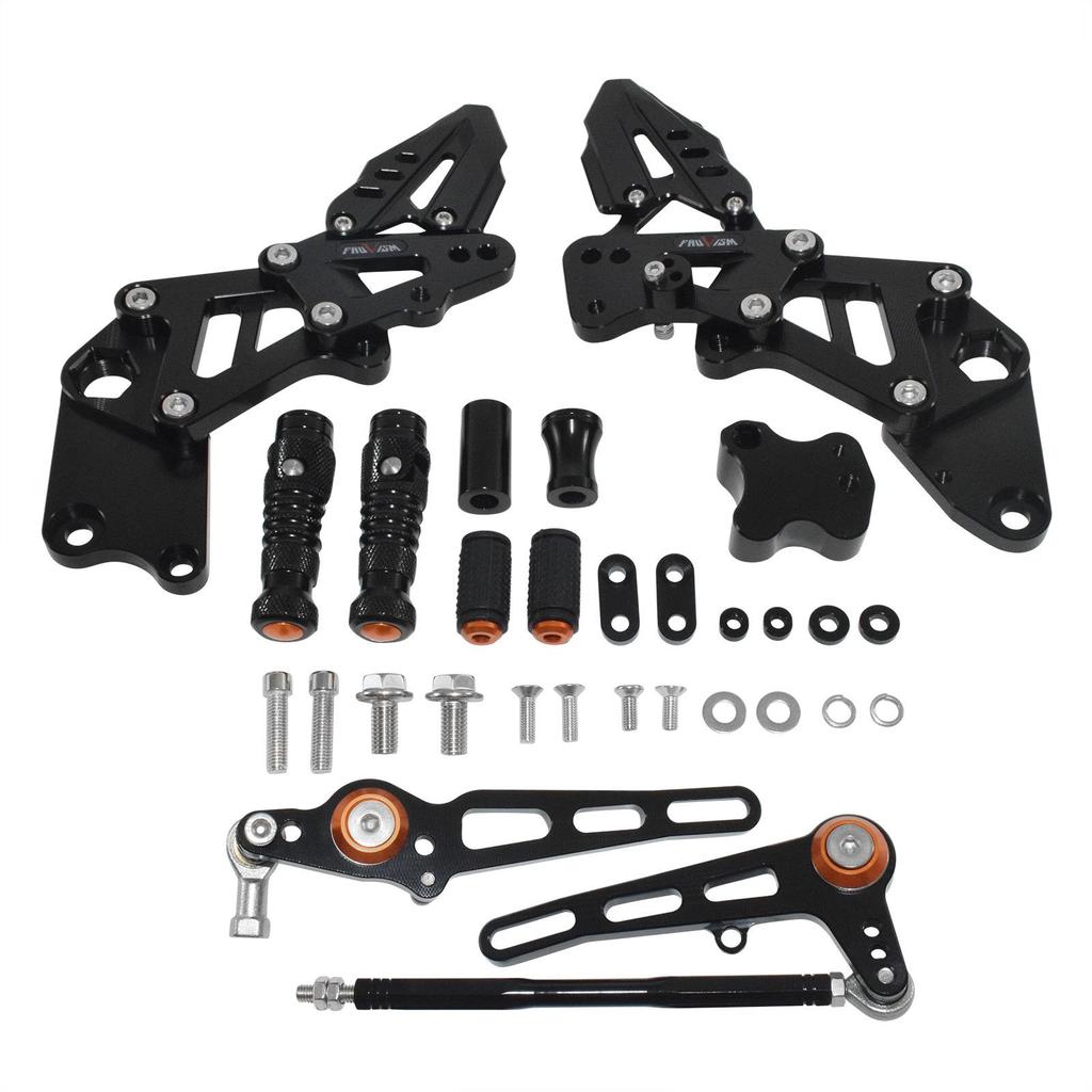 KTM RC390 2022-2024 Adjustable Riser Footpegs Rearset