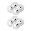 Set Of 4 Stick On Double Wheel Casters Easy Glides Up To 100kg Quick Install Peeling And Stick Furniture Wheel for Homes