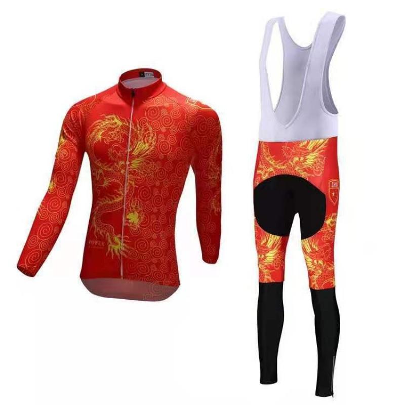 Men Women Cycling Jersey Long Sleeve Road Mountain Bike Sport Shirt Breathable Quick Dry Fall Season
