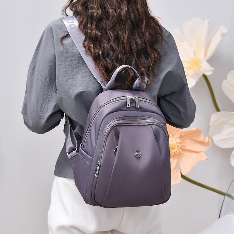 Fashion Daypack for Women Top Quality Waterproof Nylon Backpack Large Capacity School Bag Student Bookbag Ladies Travel Rucksack