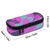 Pencil Case Strong Polyester Fabric Large Capacity Secure Zipper with Mesh Pocket Removable Divider and Pen Slots for Boys Girls