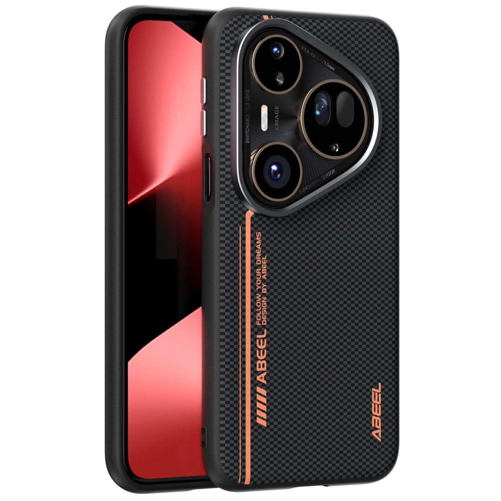 

ABEEL Чехол для Huawei Pura 80 Ultra, совместимый с MagSafe, с принтом, ПК, ТПУ, алюминиевый сплав, кожаный чехол для телефона Outstanding No. 1