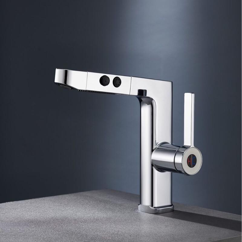 TLXT Light Luxury Hot & Cold Bathroom Basin Faucet