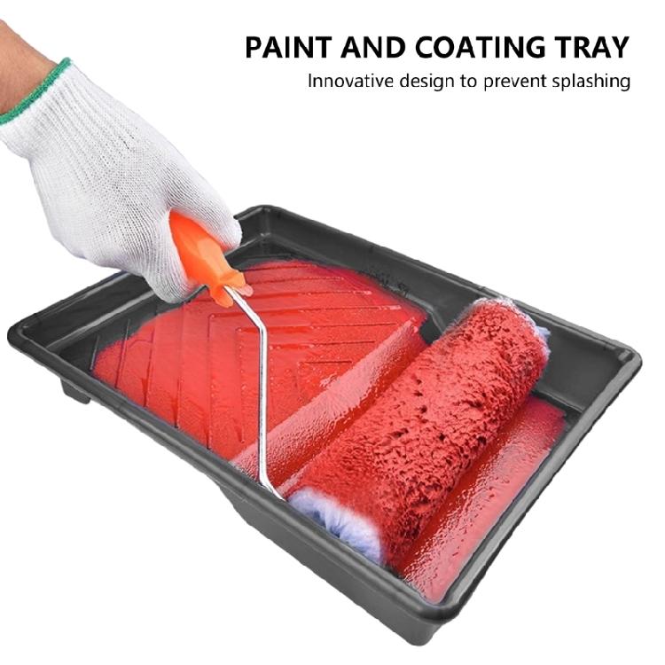 Multiple Use 4" Plastic Painting Tray Holder Suitable for Furniture Window Brushing Tasks Wall, Furniture, & Door Repair