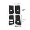 Silicone Window Switch & Door Handle Cover Set for Tesla Model Y Juniper 2025 2026 2027 2028, Anti-Dust Protector Sticker