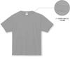 Edoten T-Shirt, 7.4 Oz. Super Heavyweight, Textile Print, Tomoe Cat, Black (Back Print), Size 3L (2XL)