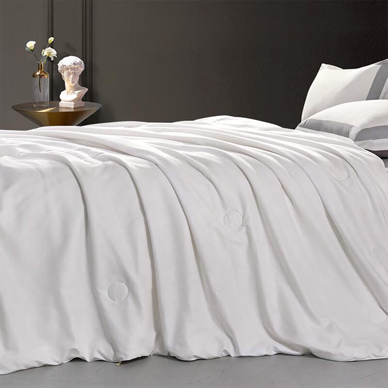 FUANNA Soft Cotton Antibacterial Tussah Silk Summer Quilt