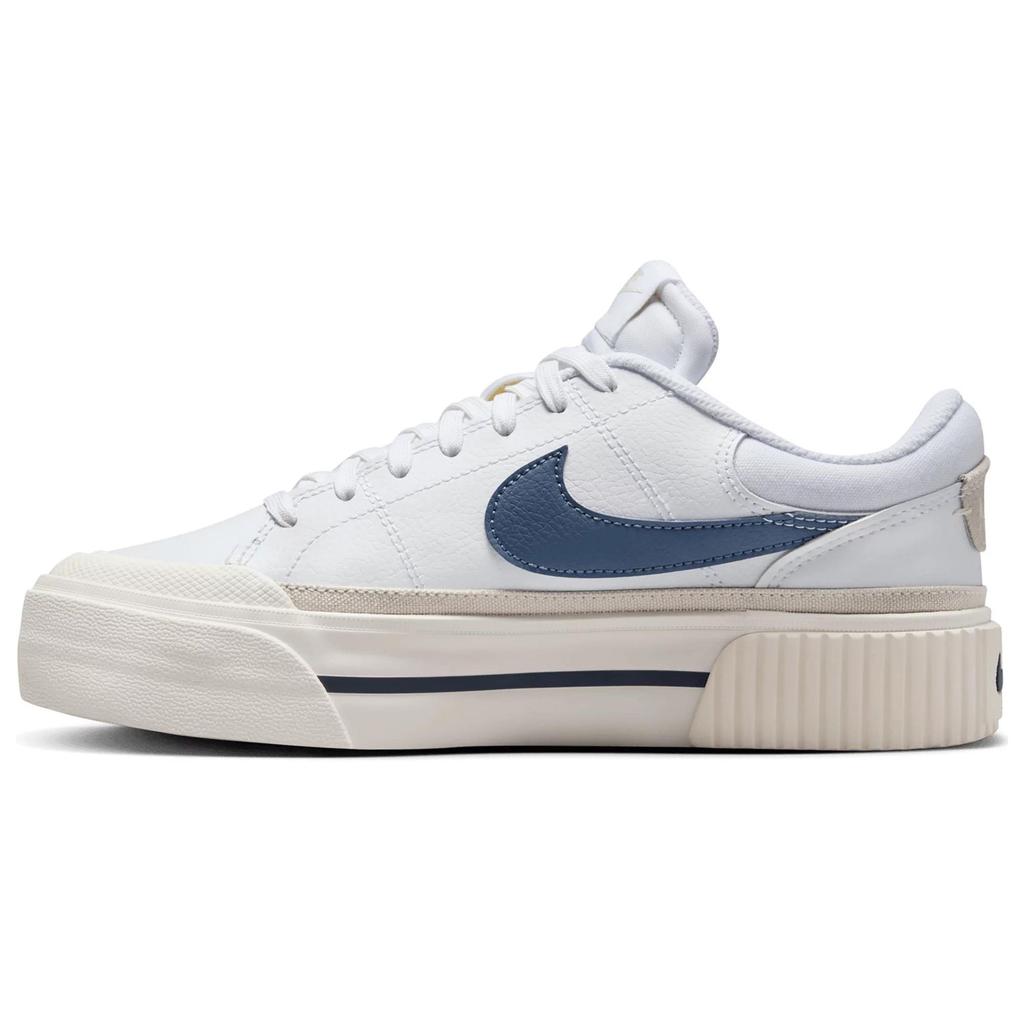 Nike Court Legacy Lift White Diffused Blue Women Sneakers Light-Orewood-Brown Sail DM7590-104