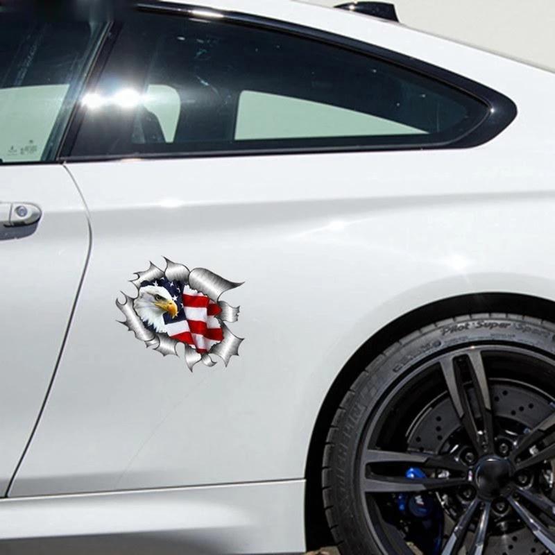 Cool Fordons Auto Klistermärke Örn Emblemet Märkning Dekal Klistermärke Fönster för Bilar Tr