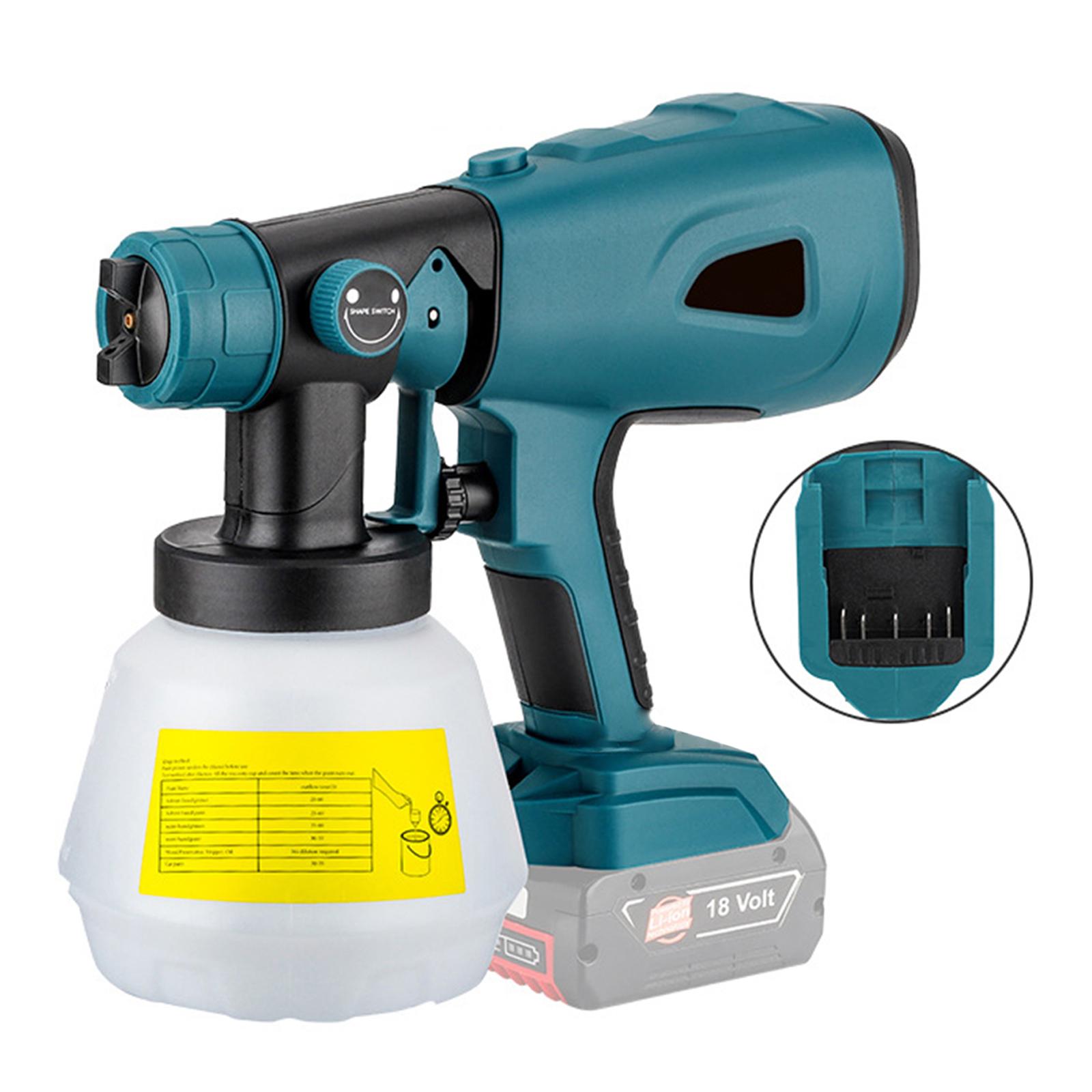 

200W Cordless Paint Sprayer for Makita 20V Max Battery,Handheld Electric Paint Sprayer with 1000ML Container for Home Interior