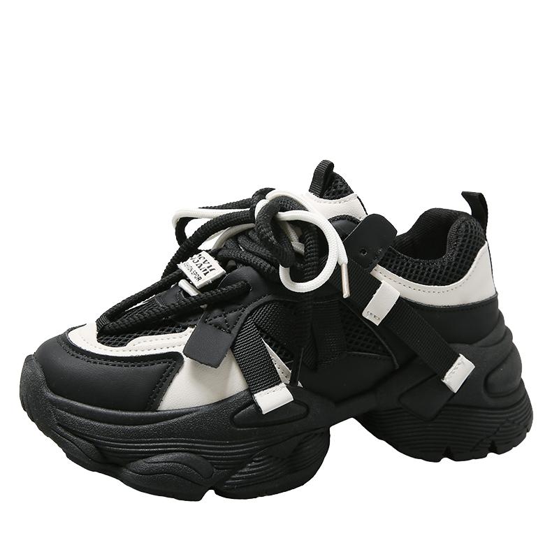 

Высококачественные новые повседневные уличные женские кроссовки на высокой платформе, женская вулканизированная обувь на толстой подошве, Zapatillas De Mujer 40