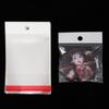 Transparent Self Sealing OPP Plastic Bag Retail Display Storage Packaging Bag with Hanging Holes for Jewelry Multi Specification Self-adhesive Pouch