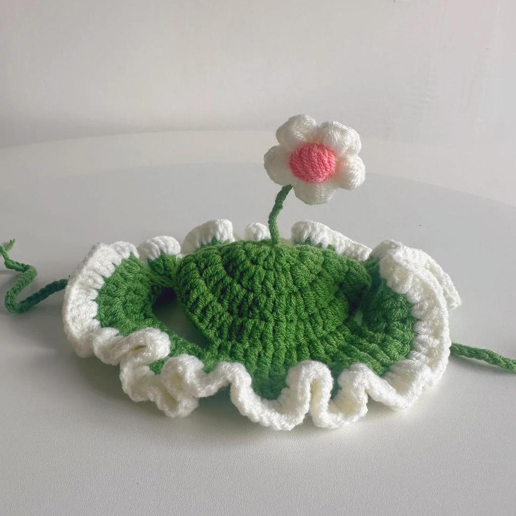 Simpatico Raffinato Cappello da Gatto Elastico Autunno Inverno Cappello per Animali Domestici Cuccioli Gattini Cappello Lavorato a Maglia Accessori per Gatti Decorazione Oggetti di Scena per Feste Servizio Fotografico