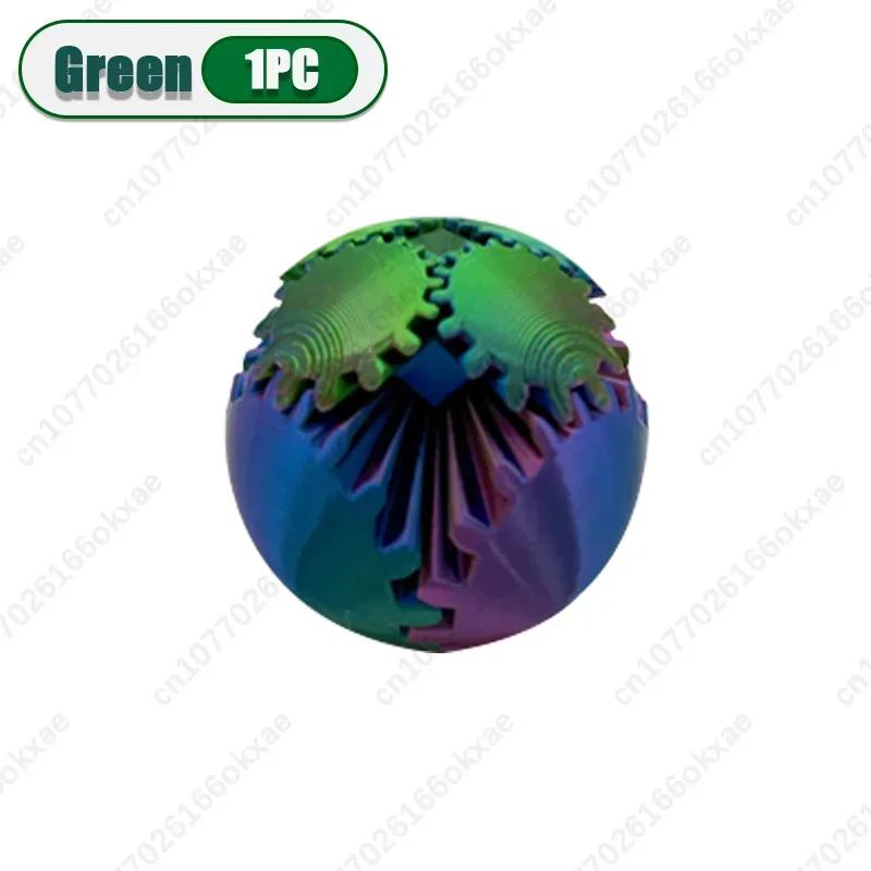 Gear Ball 3D Printed Gear Ball Spin Ball Cube Fidget Toy  Perfect for Stress Relaxing Deformation Gear Ball  Desk Toy