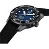 TISSOT Automatic Mechanical Movement 300 meter Water Resistance Unisex Watch 40mm Blue Dial Rubber Strap T120.807.37.041.00