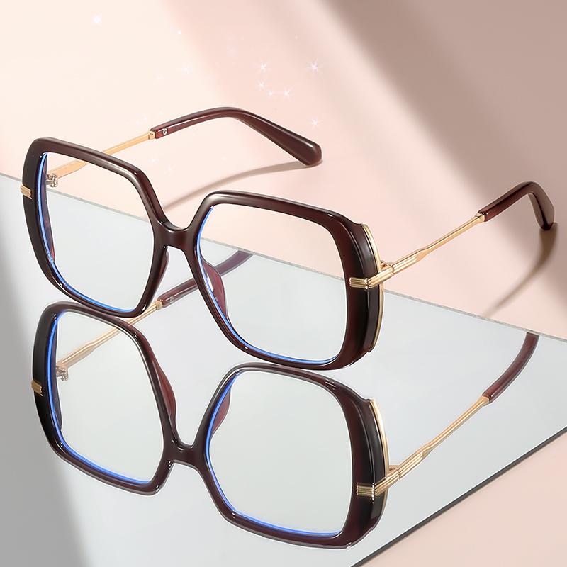 

2025 Oval-shaped cat-eye small frame sunglasses, high-end and personalized eyewear brand design, metal temple 20