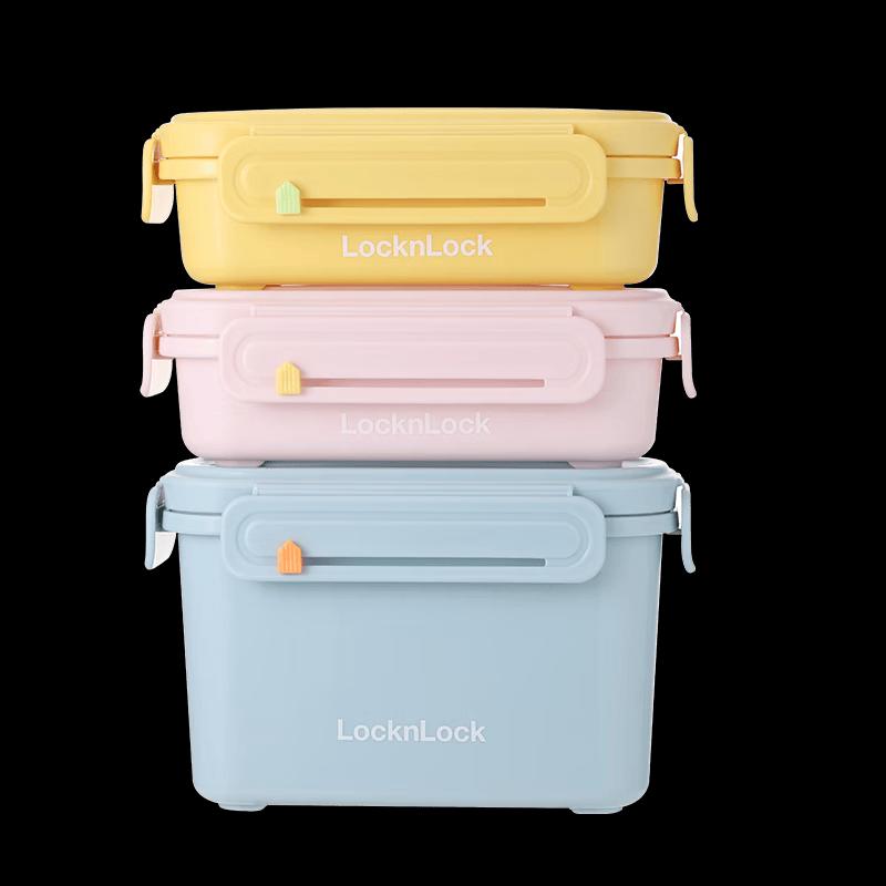 Набор из 3 контейнеров для хранения еды Lock&Lock Macaron
