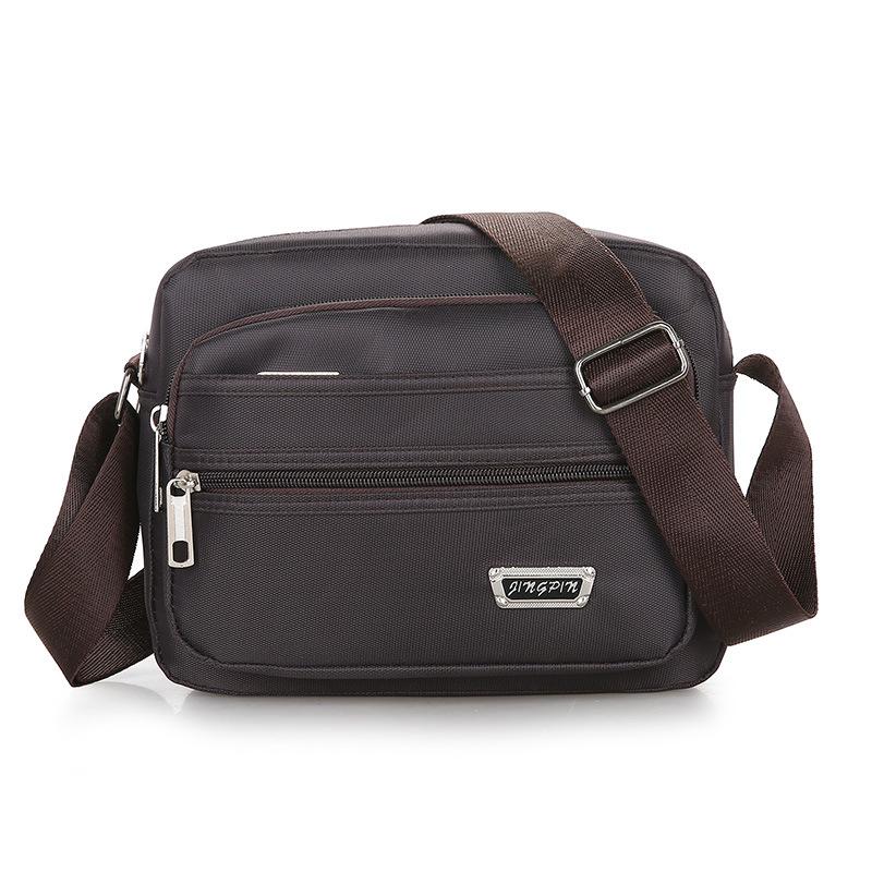 [Six zipper bags] Multi-layer small bags, men's bags, messenger bags, business bags, wallets, men's waterproof shoulder bags