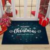 Merry Christmas Doormat Living Room Front Entrance Non Slip Foot Mat Polyester Bathroom Rugs Carpet Christmas Home Decorations