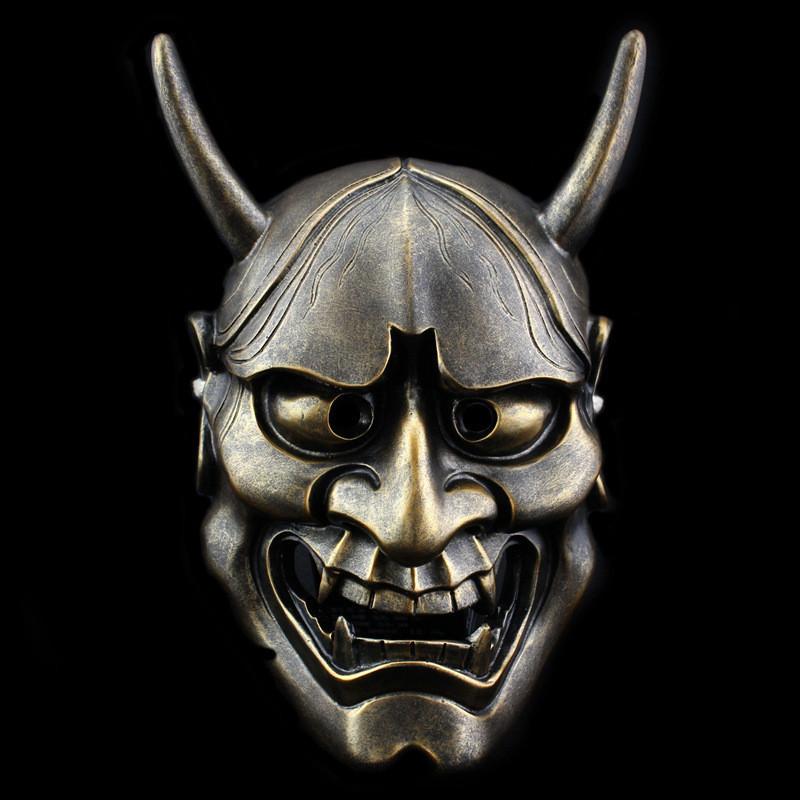 Prajna Japanese Mask Halloween Costume Prop Horror Mask For Party Cosplay And