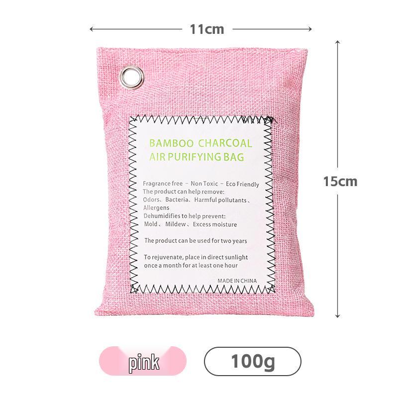 Exclusive Bamboo Charcoal Bag: 200g Activated Carbon for Car Odor and Formaldehyde Removal