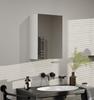 Pola Bathroom Cabinet 1 Door Mirror White