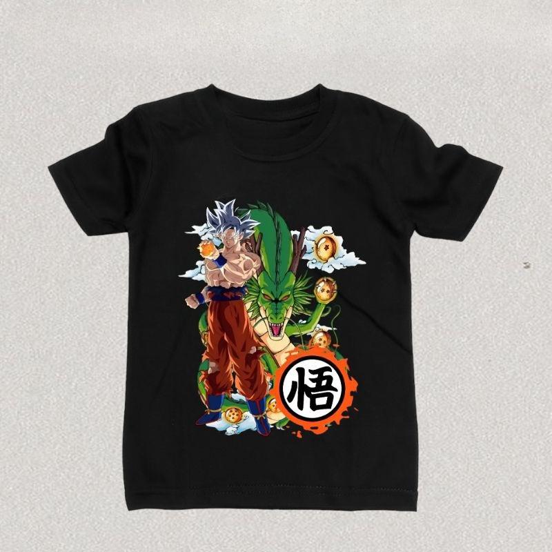 Japanese Animation Dragon Ball Retro Single-piece Animation T-shirt Summer New Retro Fashion Men's and Women's Streetwear