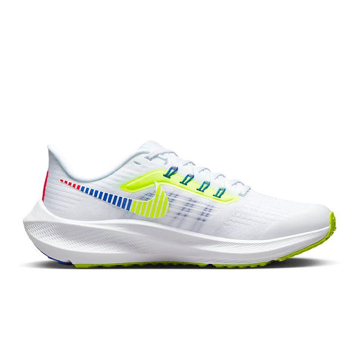 Nike Air Zoom Pegasus 39 PS White Volt Racer Blue Kids Sneakers Black DM4015-100