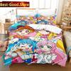 3D Kawaii Anime Hirogaru Sky! Pretty Cure Printed Bed Set Duvet Cover Pillowcase Bedding Set Linen Sheet Quilt Cover Full Size