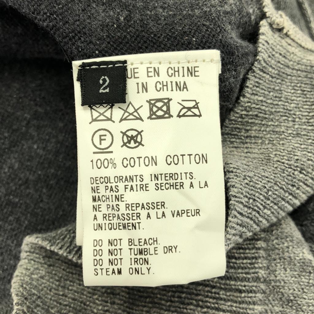Y's Cardigan en coton à manches longues 2 Gris Homme Occasion