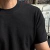 Herren Sommer T-Shirt Rundhals Einfarbig Kurzarm Strickhemd Atmungsaktiv Slim Fit Leichtes Basic T-Shirt Casual Business Top