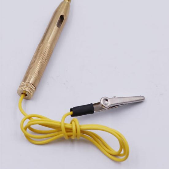 Automotive Circuit Tester 6V/12V/24V Copper Pen Body Test Light for Quick Vehicle Wiring