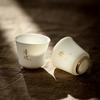 Suet Jade Teacup Ceramic Kung Fu Tea Single Cup Zen Smell Tea Cup Anti-scalding Household Tea Set Guest Cup