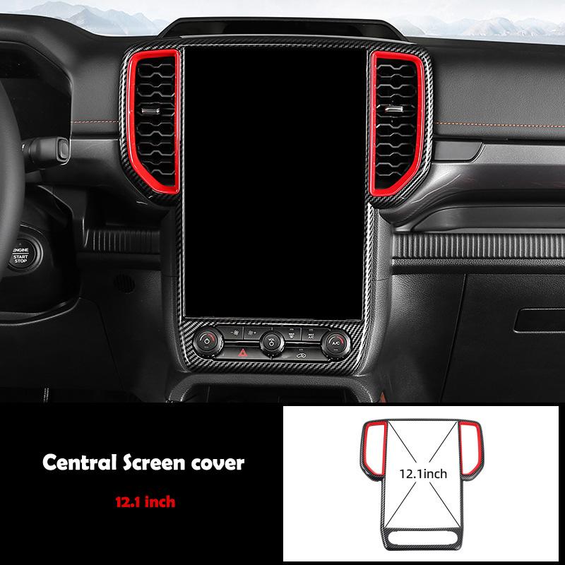 LHD RHD For Ford Ranger Wildtrak T9 2024 cenet conlose gear shift panle steering wheel ACvent readlamp armrest cover