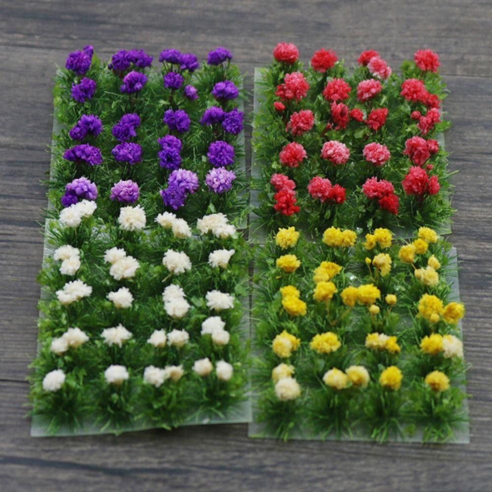 

Модель декорации «сделай сам», песочный стол, миниатюрный садовый декор, цветочный кластер, пейзаж, военные игры, пучки травы