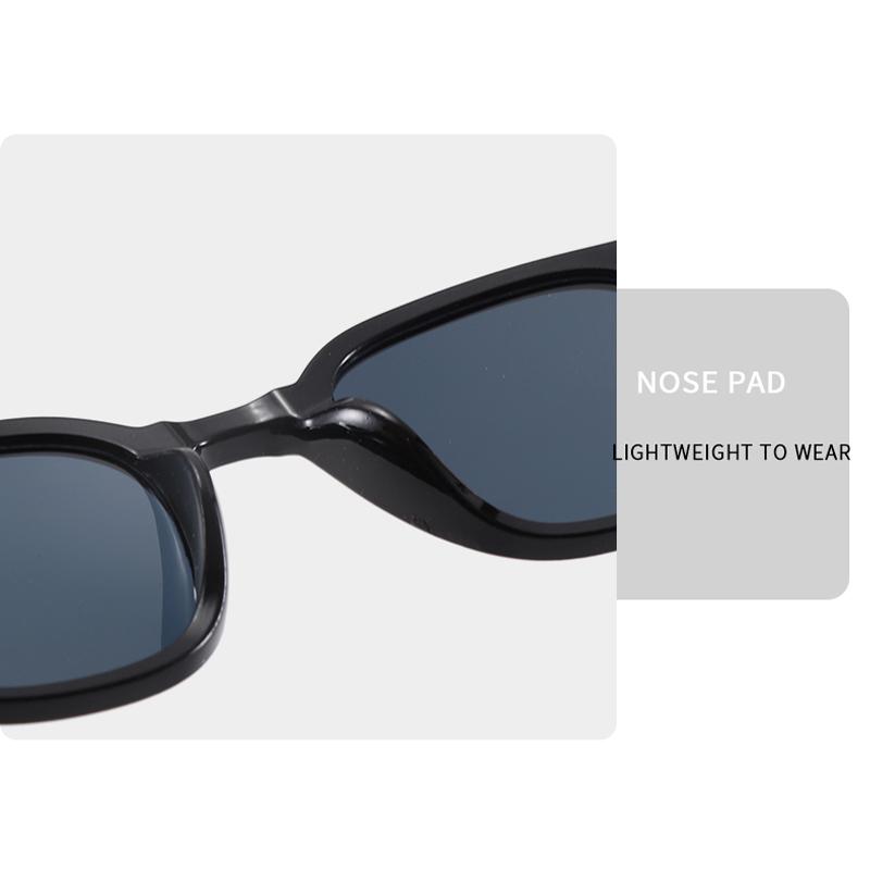 Classic Imitation Wood Grain Square Sunglasse Fashion Retro Wood-like Grain Rice Nail Sunglasses UV Protection Outdoor Sunshade Eyeglasses