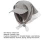 Turban Hat Adjustable Rear Strap Sweet Bow Widened Brim Blocks UV Rays Neck Protection Quick-Dry Ventilated Sun Hat
