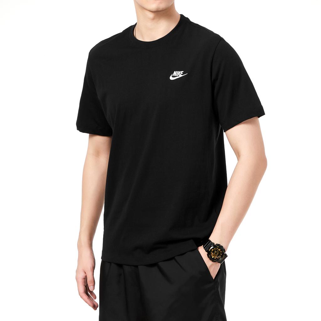 Nike Letter Round Neck Loose Short Sleeve T-Shirt Elastic Waist Shorts Set Men sets AR4999-013+DH6764-100