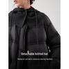 ELLE Women's Long Hooded Duck Down Jacket