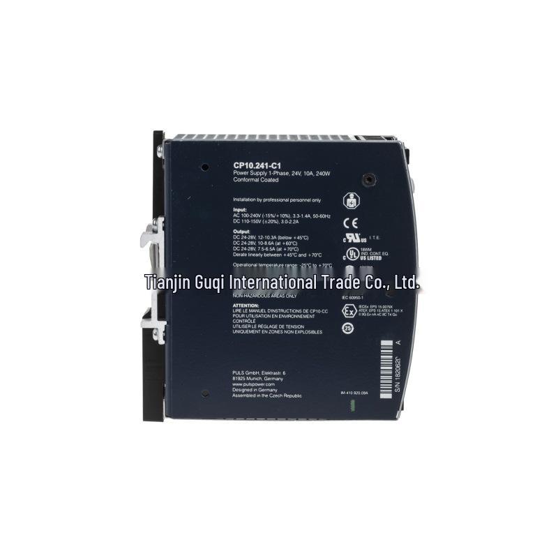 PULS CP10.241-C1 DIN Rail Power Supply, 24V 10A 240W, 100-240V AC Input