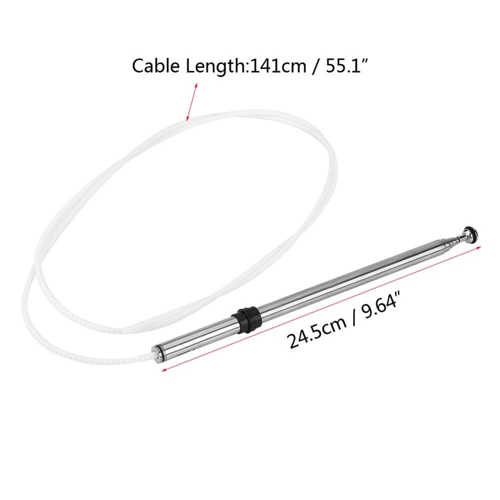 Silver Auto Radio Antenna Mast 8633732200 Car Antenna Replacement  for Toyota MR2