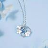 Fashionable And Exquisite Heart-shaped Pendant Necklace, Suitable For Feminine Temperament, Sparkling Jewelry Gift